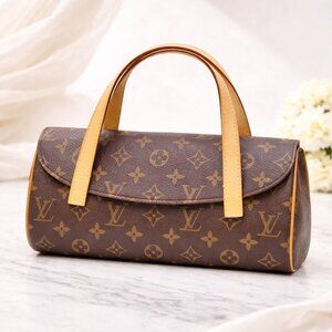 Louis Vuitton Monogram Sonatine Bag | Authentic LV Top Handle Mini Shoulder Bag
